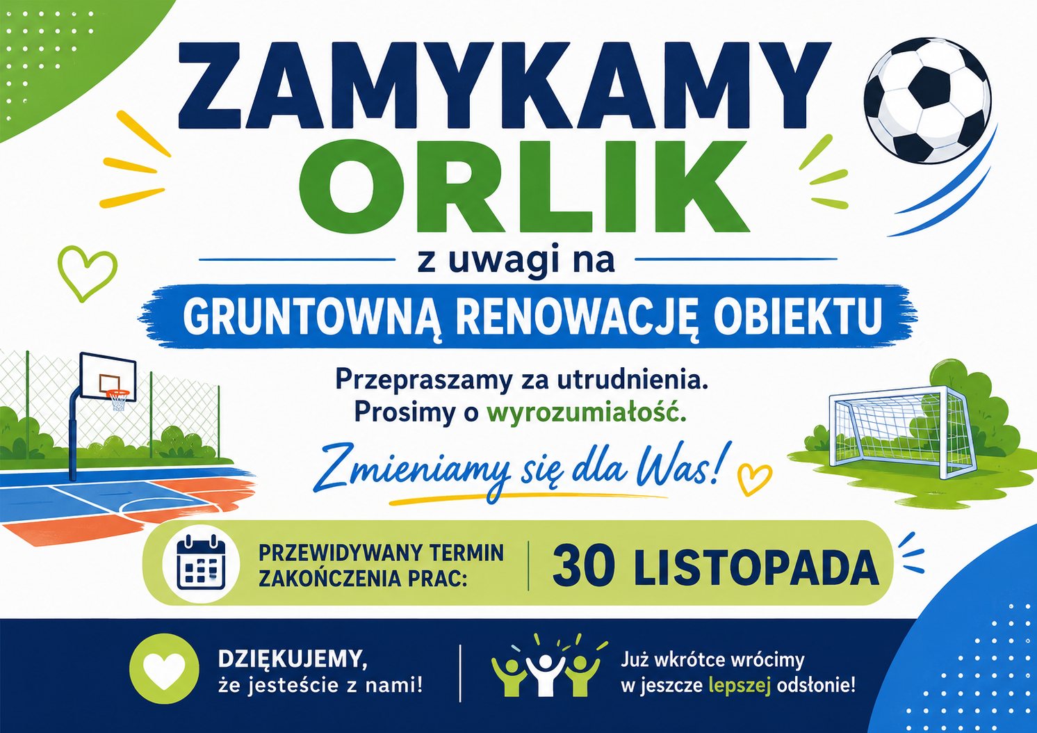 ORLIK W ŻOŁĘDOWIE ZMIENIA SIĘ DLA WAS!