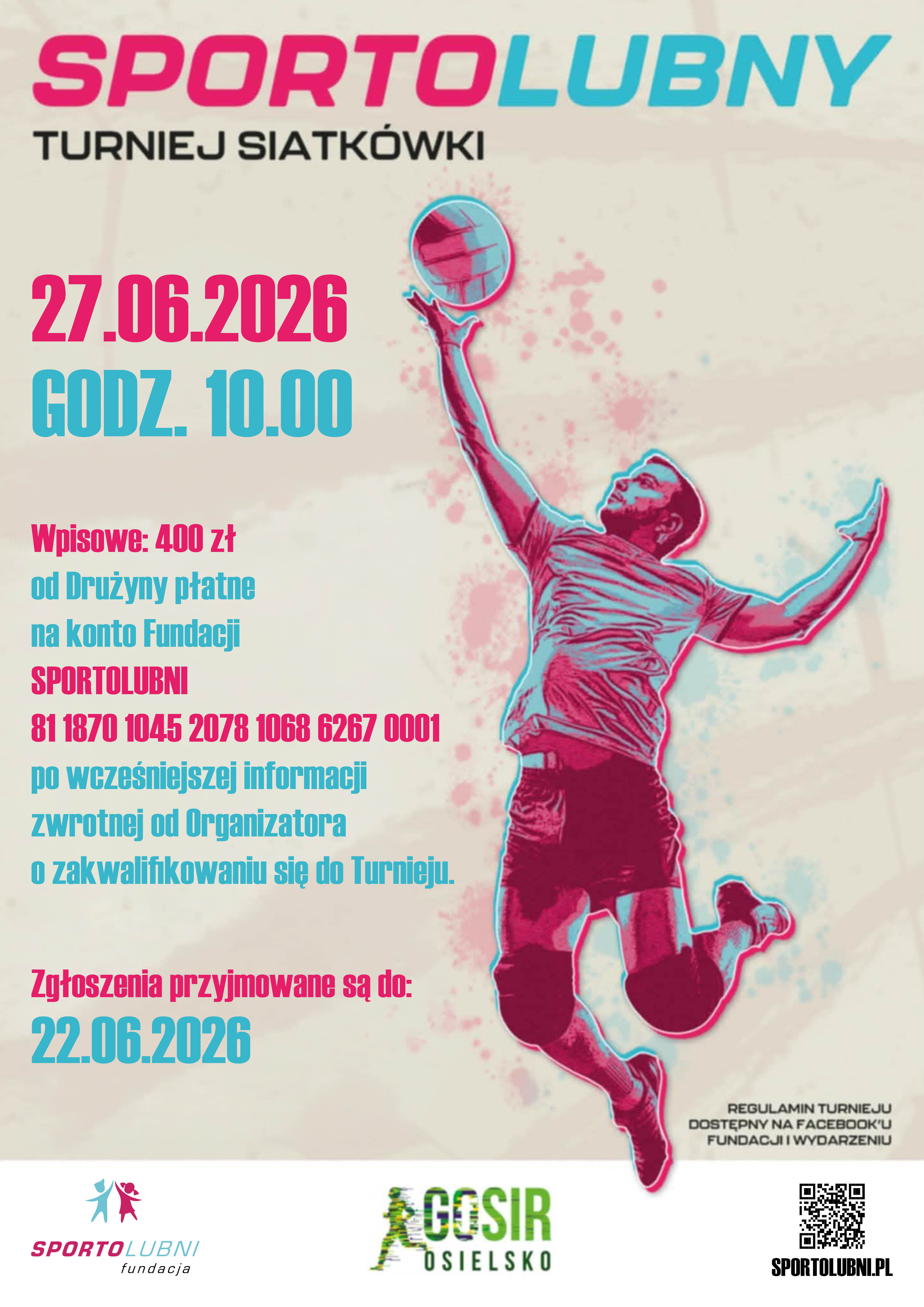 SPORTOLUBNY TURNIEJ SIATKÓWKI